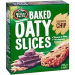 mother earth oaty slices muesli bars chocolate chip 240g