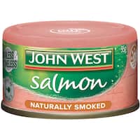 john west tempters salmon natural smoked 95g