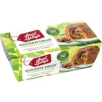 aunt bettys steamed pudding golden fruit 190g 2pk