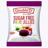 double d sweets sugar free jelly rounds 70g