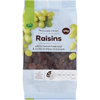 countdown raisins  375g