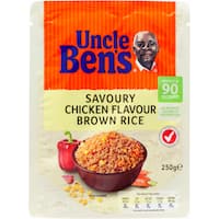 uncle bens express rice dish savoury chicken 250g