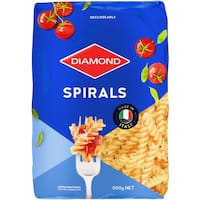 diamond pasta spirals  500g