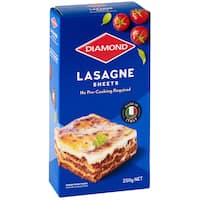 diamond pasta lasagne sheets 250g