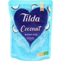 tilda steamed rice coconut basmati 250g