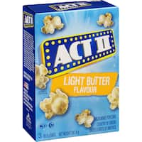act i i microwave popcorn light butter 241.8g 3pk