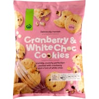 countdown cookies cranberry & white chocolate 325g