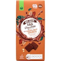 countdown chocolate block hazelnut crunch 190g