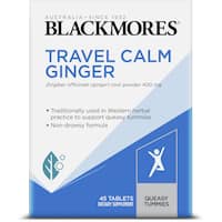blackmores travel calm ginger  45pk