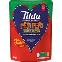 tilda basmati rice peri peri limited edition 250g