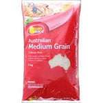 sun rice medium grain rice calrose 5kg