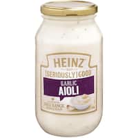 heinz seriously good aioli garlic 460g