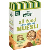 vogels all good muesli almond, cashew & linseed 500g