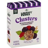 vogels muesli clusters cranberry & blackcurant 450g