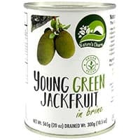 natures charm jackfruit young green in brine 565g