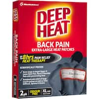 deep heat back patches  2pk