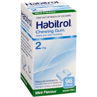 habitrol quitting products mint gum 2mg 96 peLLets