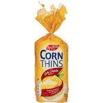 real foods corn thins corn cakes tasty cheese 125g