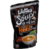 watties soup of the day pouch soup creamy buttercup pumpkin 430g