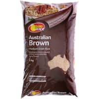 sunrice brown rice medium grain 5kg