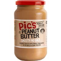 pics really good peanut butter smooth unsalted 380g