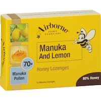 airborne lozenges manuka honey & lemon 16pk