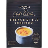 hansells dessert mix creme brulee 70g