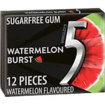 5 gum chewing gum sticks watermelon 32g