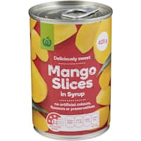 countdown mangos slices in syrup 425g