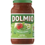 dolmio extra pasta sauce italian herbs 500g