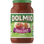 dolmio extra pasta sauce tomato, onion & roast garlic 500g