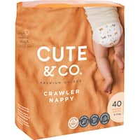 cute & co crawler nappies 6-11kg 40pk
