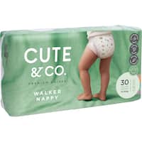cute & co walker nappies 13-18kg 30pk