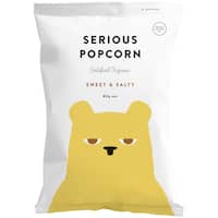 serious organic popcorn sweet & salty 80g