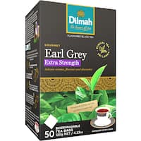 dilmah earl grey tea strong 120g 50pk
