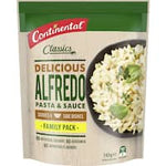 continental pasta dish alfredo 145g