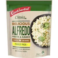 continental pasta dish alfredo 145g