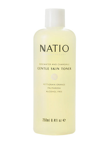 natio skin toner rosewater & chamomile 250ml online only
