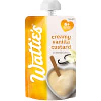 wattie's baby food 6+ months creamy vanilla custard 120g
