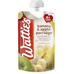 wattie's baby food 6+ months banana & apple porridge 120g