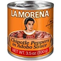 la morena mexican chipotle peppers 100g