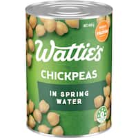 wattie's chickpeas in spring water 400g
