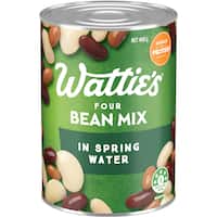 wattie's beans four bean mix in spring water 400g