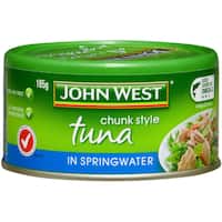 john west tuna in spring water 185g