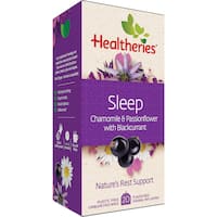 healtheries sleep herbal tea with chamomile & blackcurrant 20pk