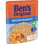 bens original microwave rice brown basmati 250g