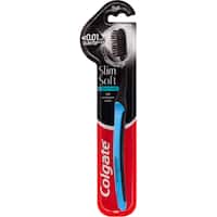 colgate slim soft charcoal toothbrush slim tip ultra soft 1pk