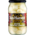 sun harvest pickled onions cocktail 400g