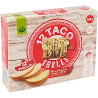 countdown mexican taco shells 168g 12pk
