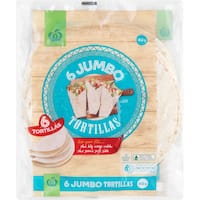 countdown mexican jumbo tortilla 450g 6pk
